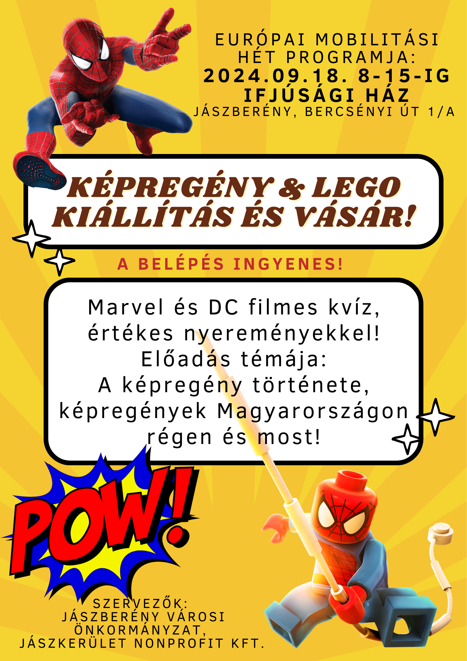 Képregény & Lego kiállítás és vásár