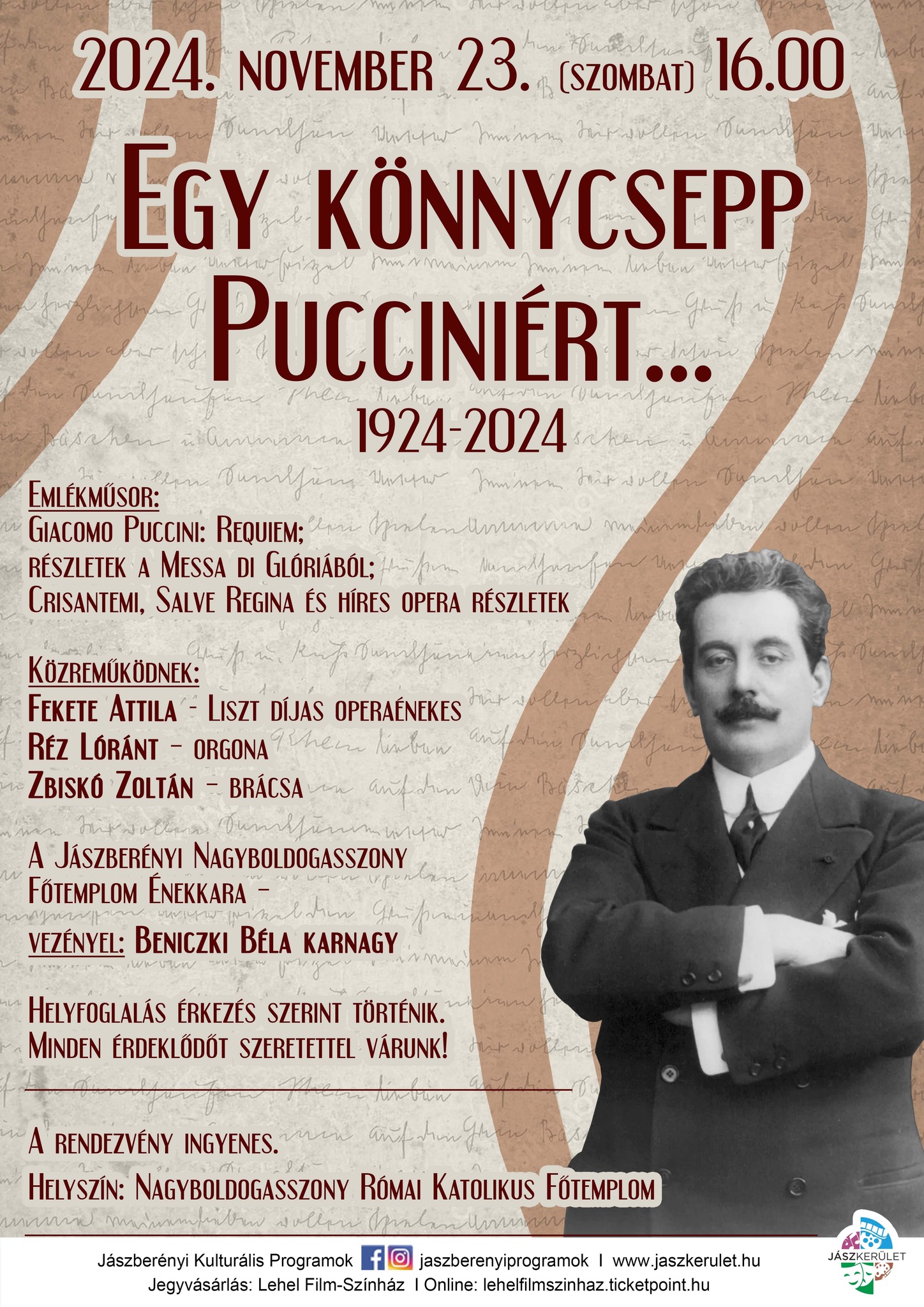 Emlékműsor - Egy könnycsepp Pucciniért...